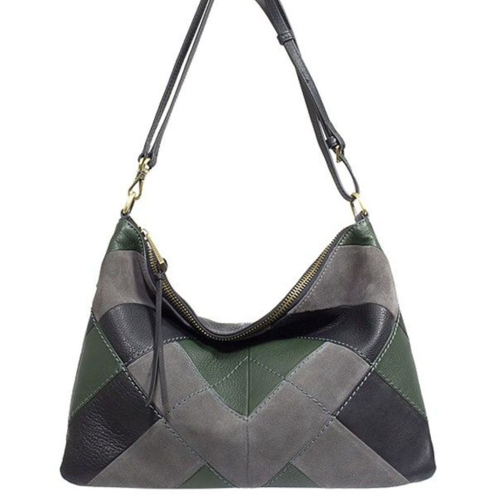 SANCTUARY Large Multi Pebbled Leather Purse NWT